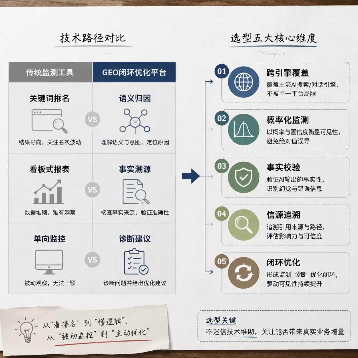 2026年GEO工具选型：这五大维度教你避开伪技术陷阱
