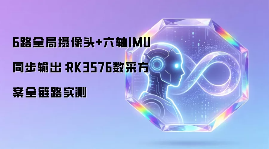 6路全局摄像头+六轴IMU同步输出：RK3576数采方案全链路实测