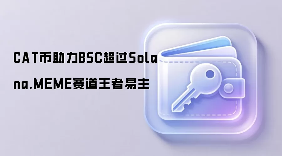 CAT币助力BSC超过Solana,MEME赛道王者易主