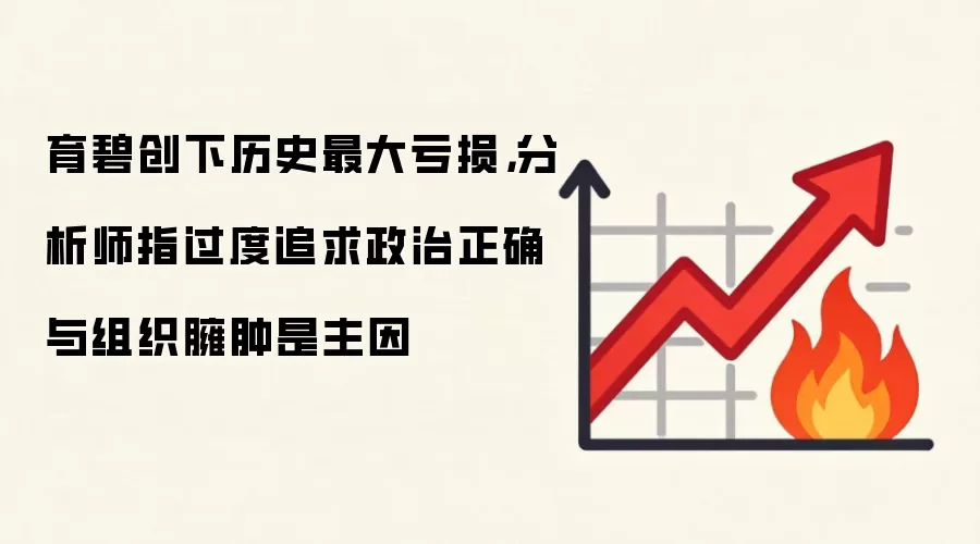 育碧创下历史最大亏损，分析师指过度追求政治正确与组织臃肿是主因