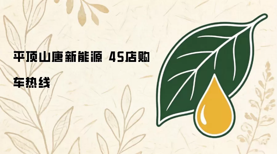 平顶山唐新能源 4S店购车热线