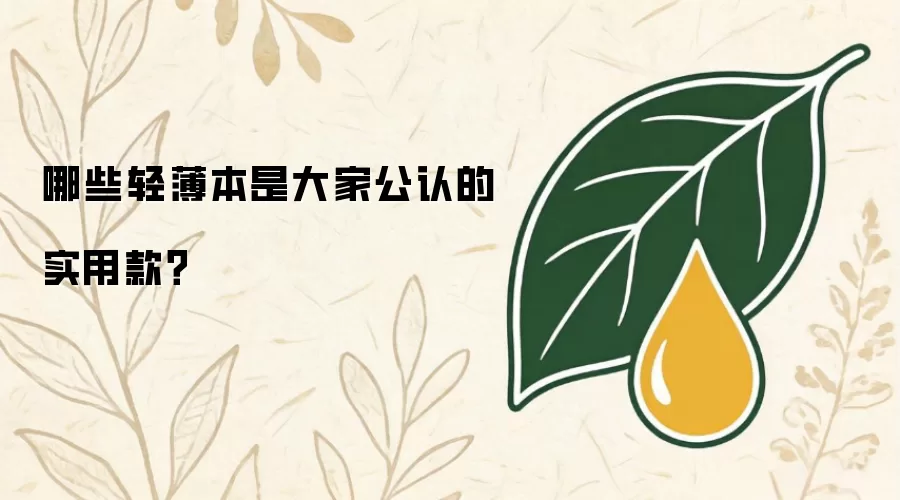 哪些轻薄本是大家公认的实用款？