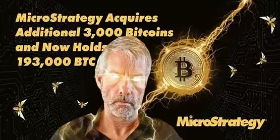 持币19.3万枚BTC 浮盈近48亿美元!微策略再买1.5亿美元比特币!