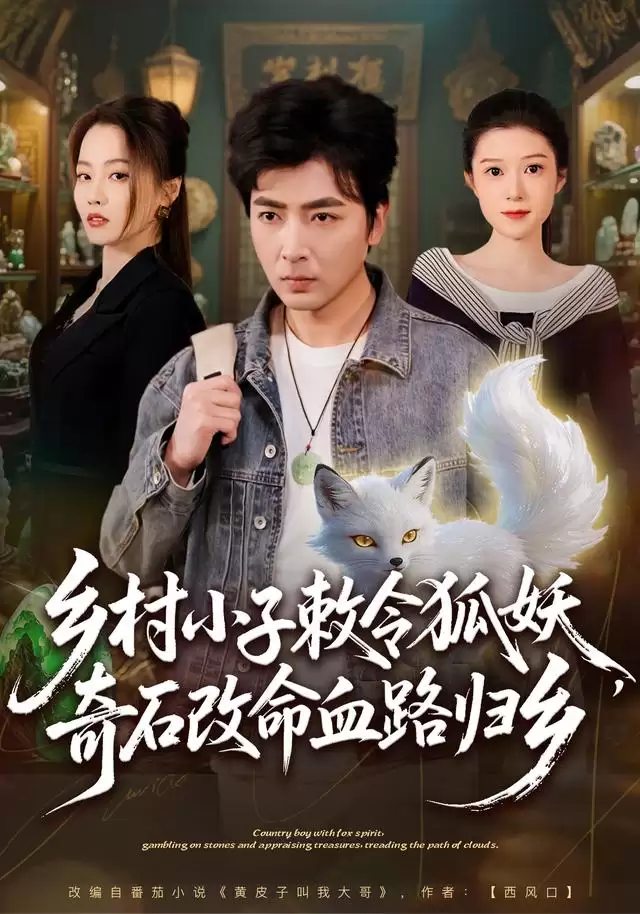 短剧《乡村小子敕令狐妖，奇石改命血路归乡》剧情介绍