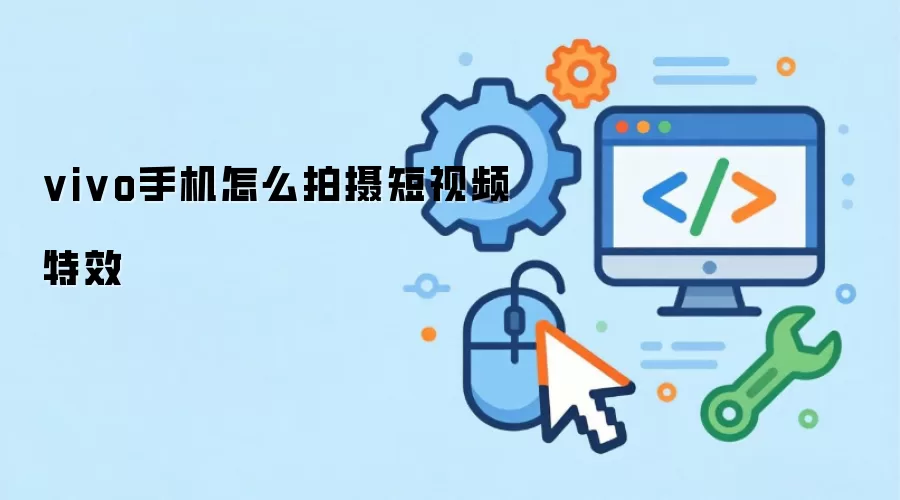 vivo手机怎么拍摄短视频特效