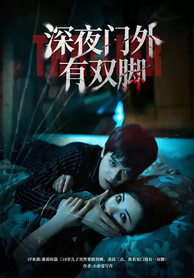短剧《深夜门外有双脚》剧情介绍